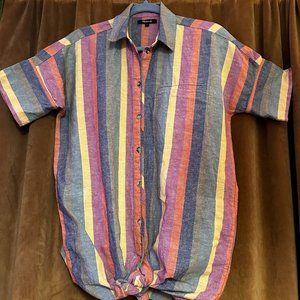 Madewell Rainbow T-Shirt Dress